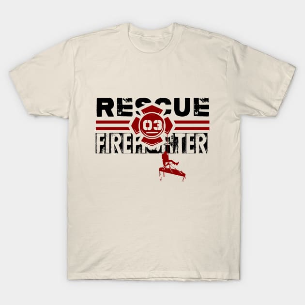 T-SHIRT FIRE RESCUE T-Shirt by VICTFIRE